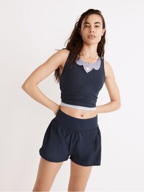 Madewell MWL Running Shorts Large Twilight